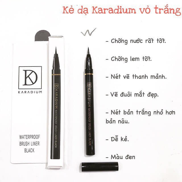 Dạ Kẻ Mắt Karadium vỏ trắng COCOLUX