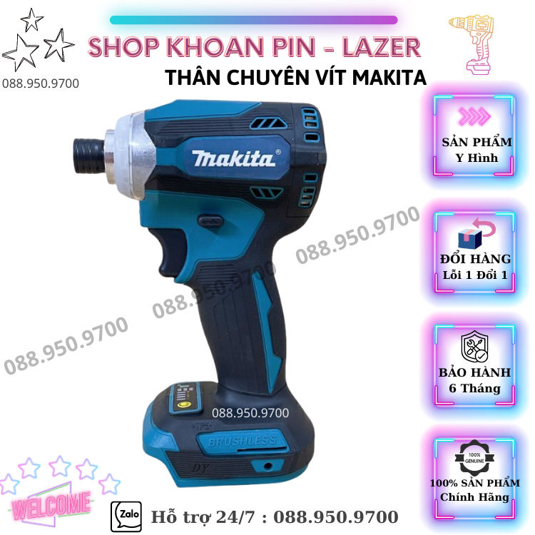 THÂN MÁY CHUYÊN VÍT - CHÂN PIN THÔNG DỤNG