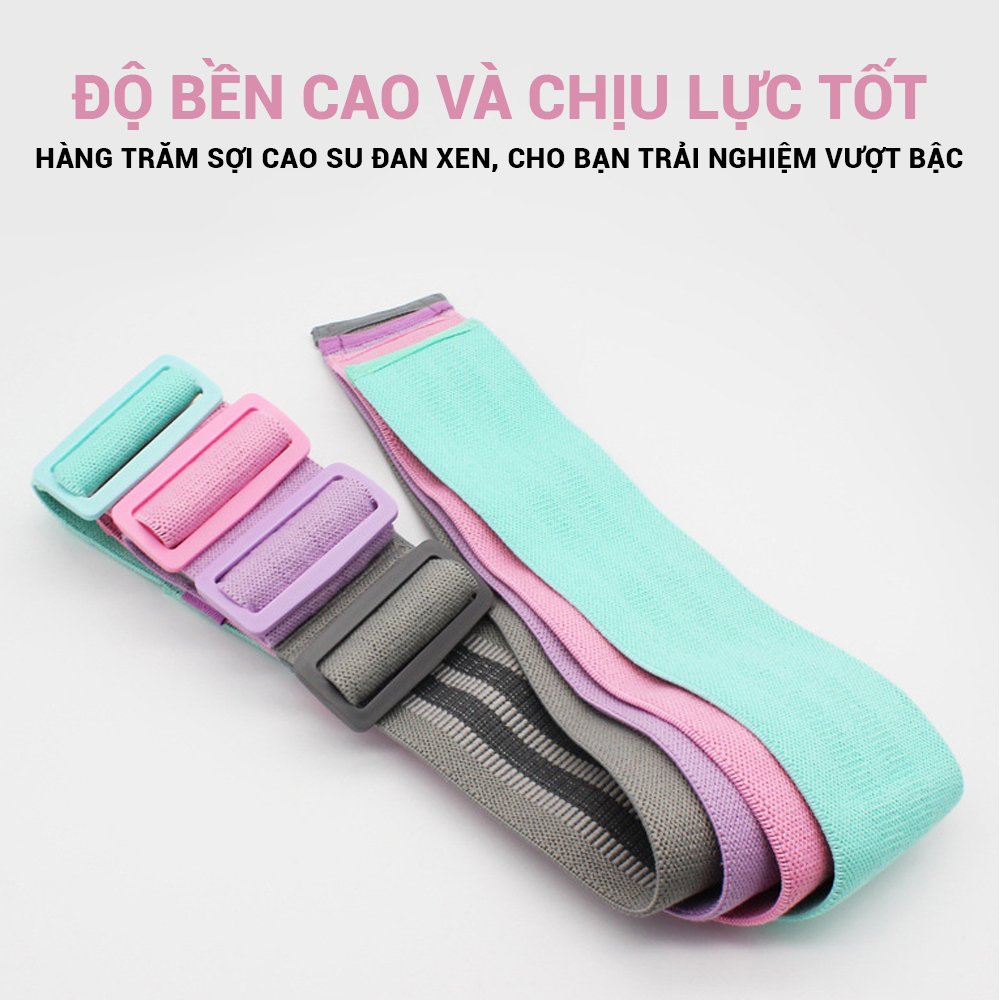 Dây Kháng Lực MiniBand Tập Mông Aolikes 3604 (3 cấp độ)