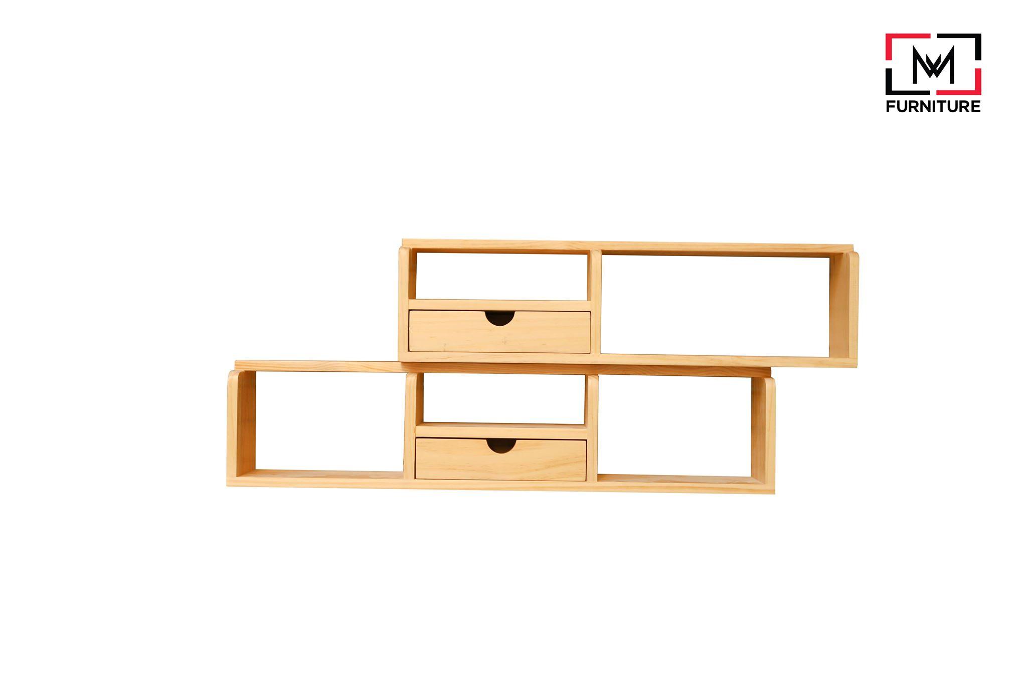 KỆ GỖ TRANG TRÍ TREO TƯỜNG - BELLE SHELF 2 RACK