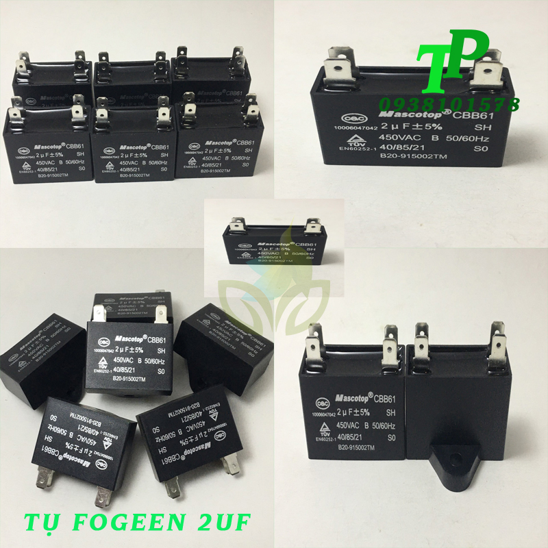 Tụ 2UF Mascotop CBB61