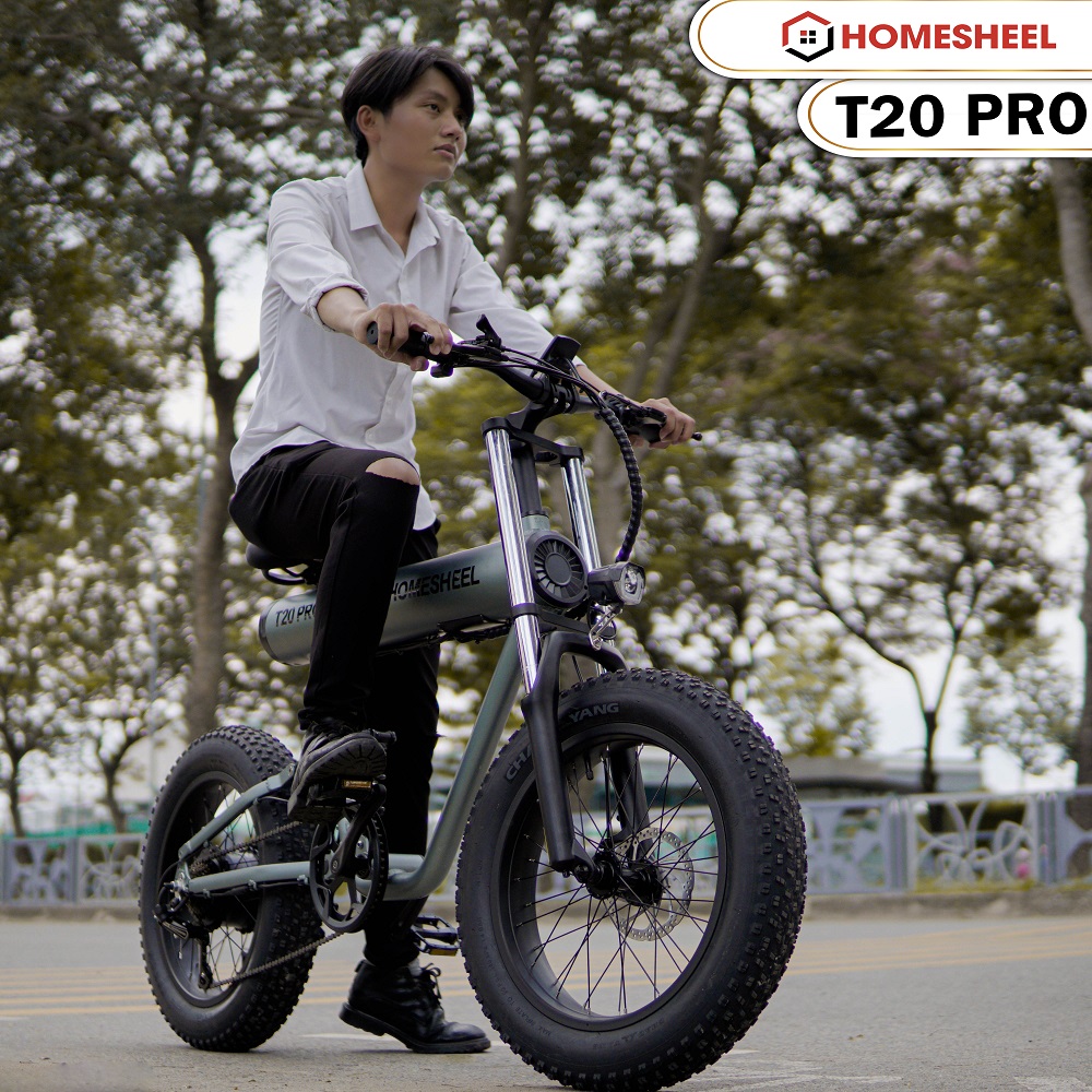 xe đạp điện thể thao homesheel t20 pro usa chính hãng homesheel 3