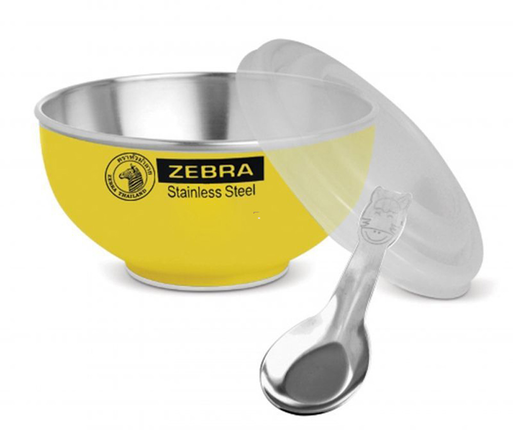 Chén 11cm Kiddy + muỗng Zebra 184202