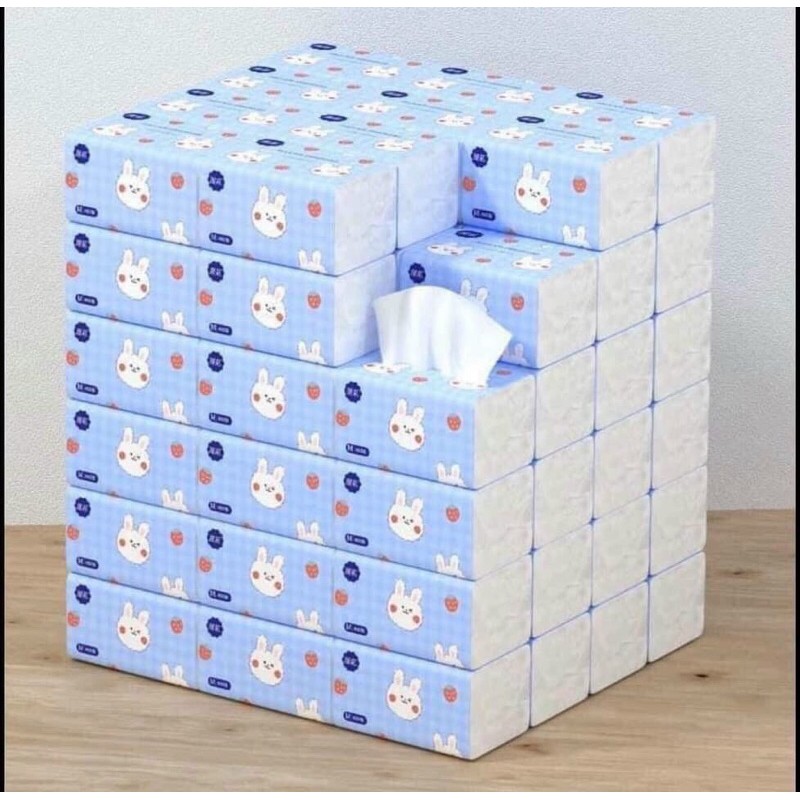 Thùng 40 Gói Giấy Ăn Thỏ