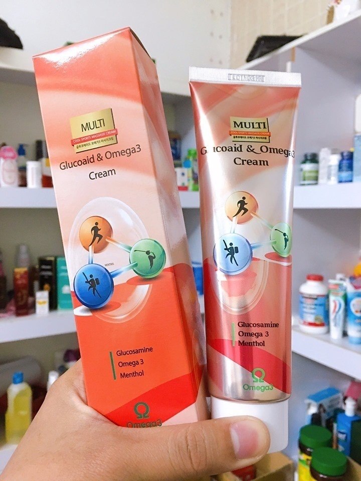 [HCM]Dầu Lạnh Xoa Bóp tinh chất Glucosamine và Omega3 Hàn Quốc 165ml