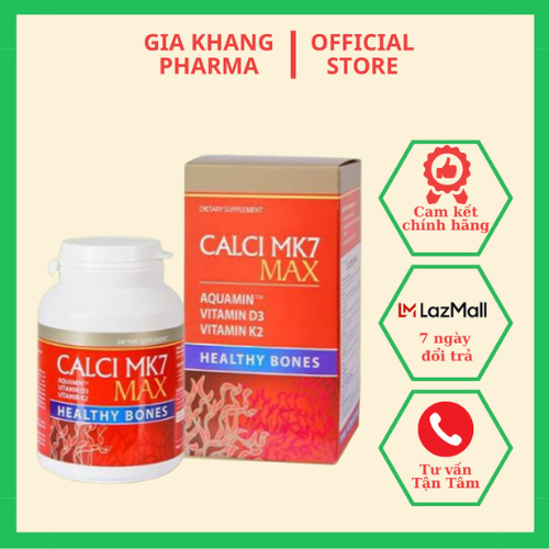 Calci mk7 max – bổ sung canxi từ tảo biển đỏ tự nhiên
