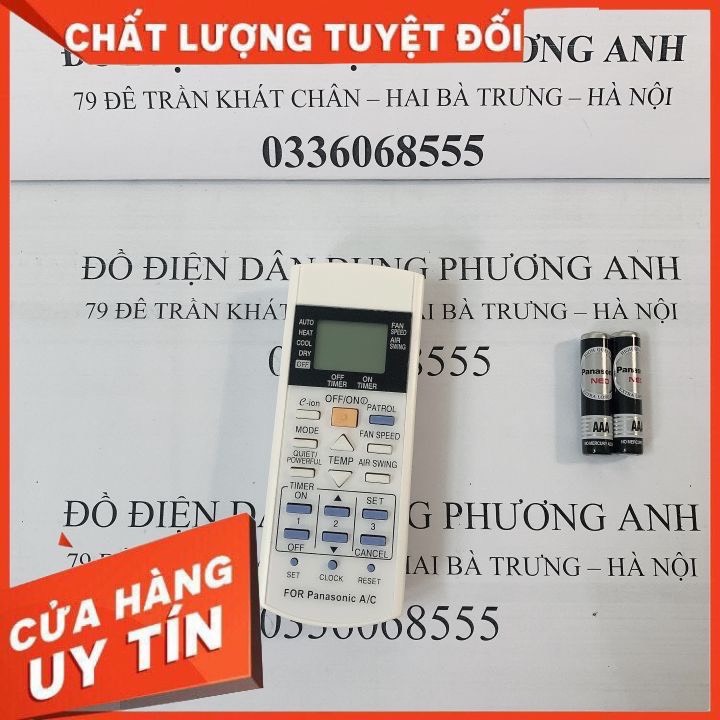 ĐIỀU KHIỂN ĐIỀU HÒA PANASONIC CÁC ĐỜI