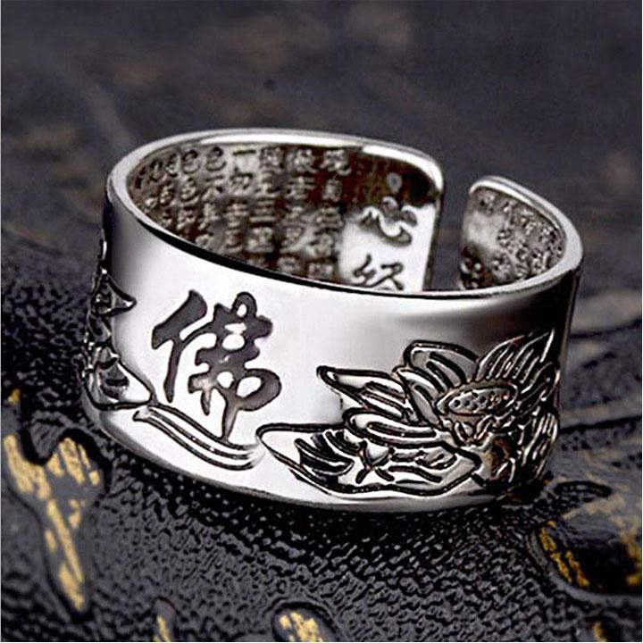 nhẫn bát nhã tâm kinh bạc không đen