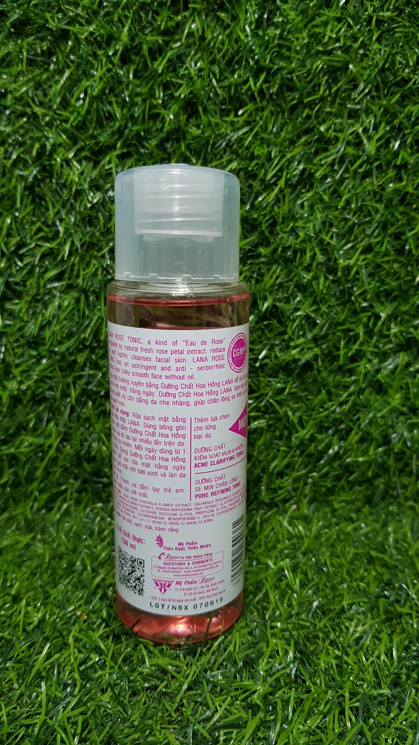 [HCM]Nước hoa hồng LANA 150ml