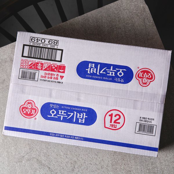 210g box Korean white rice