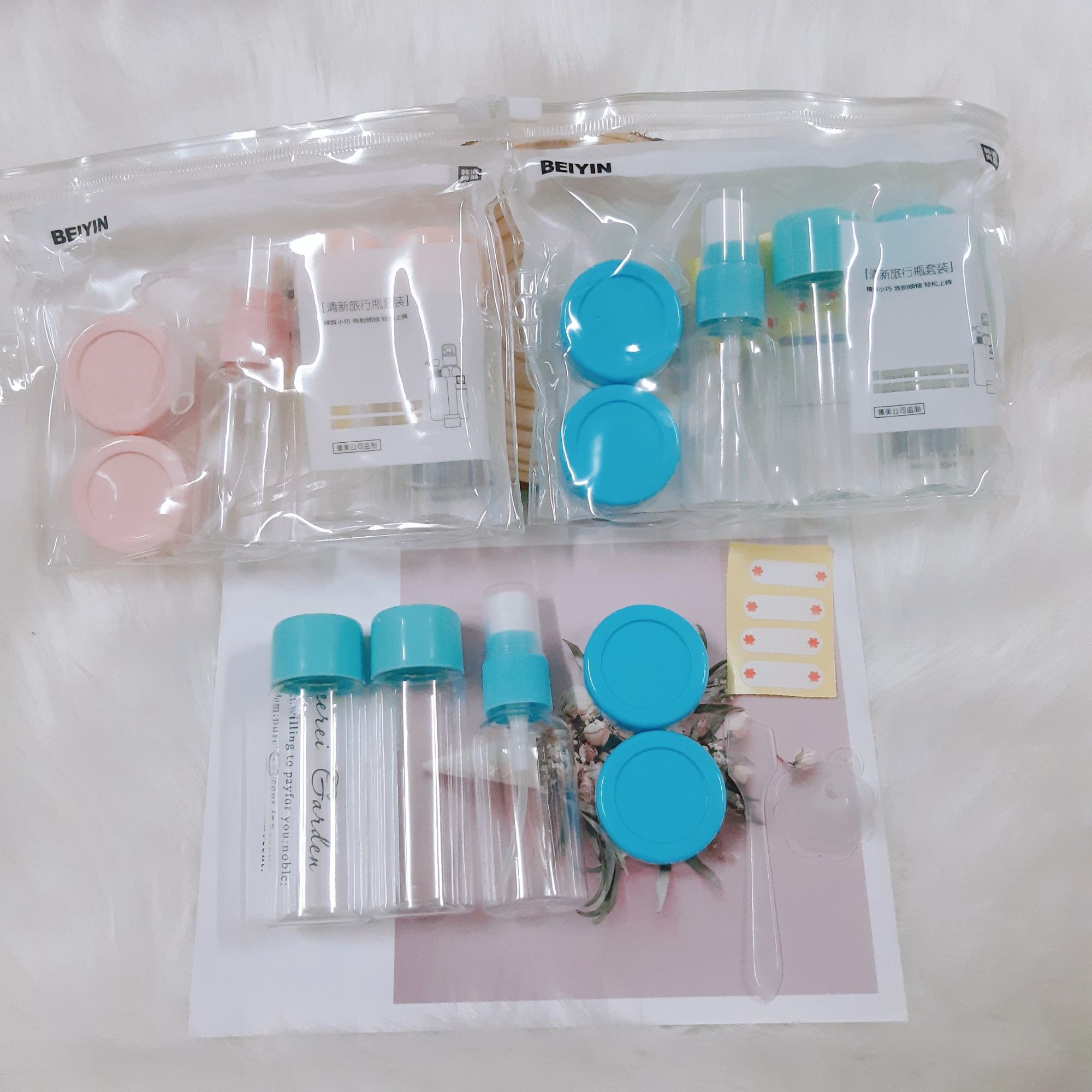 BỘ CHIẾT MỸ PHẨM 7 MÓN