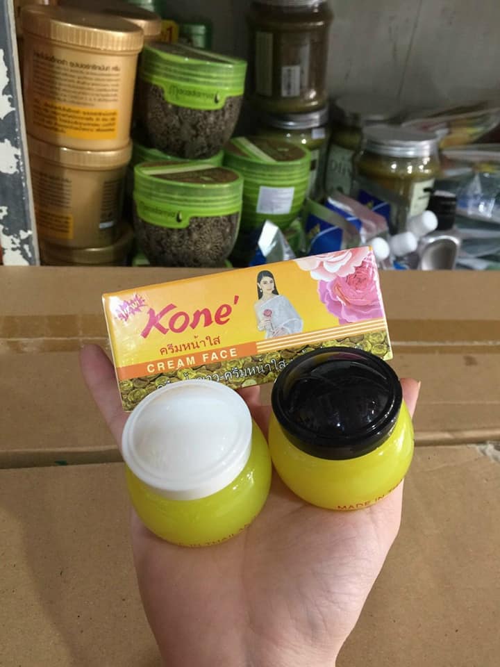 bộ kem mụn kone cặp ngày đêm(vàng cho da mụn)
