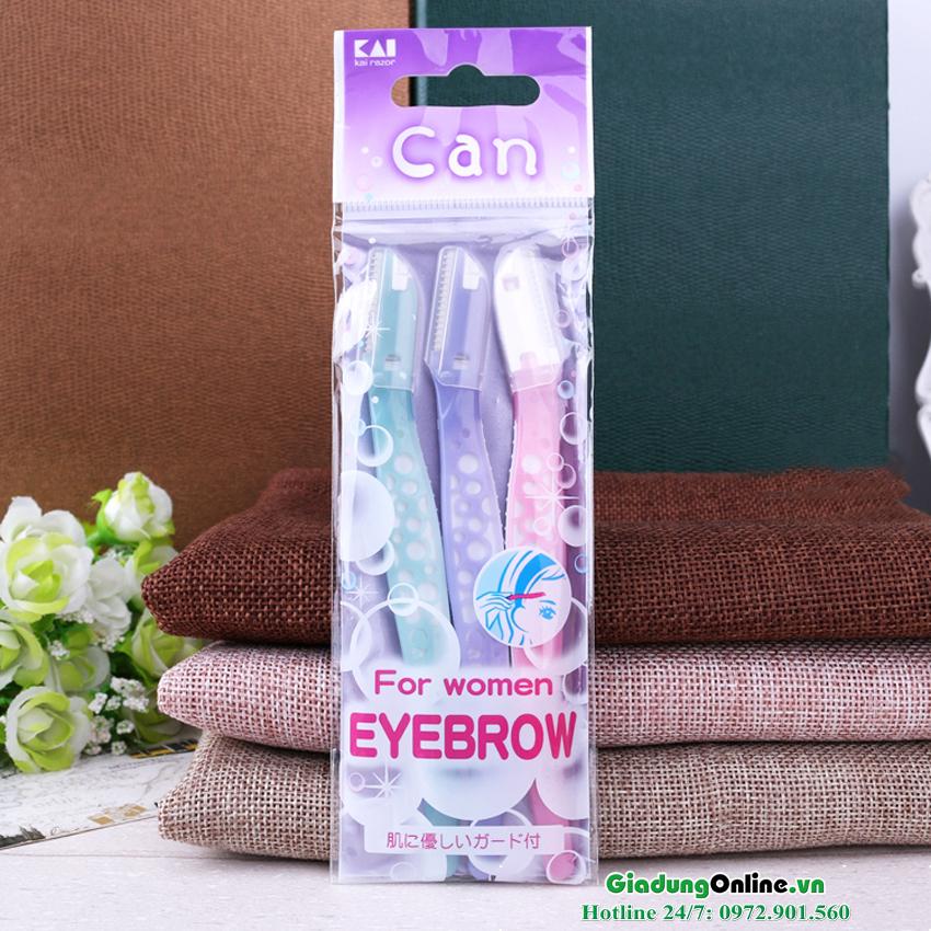 Set 3 dao cạo lông mày CAN KAI Nhật Bản