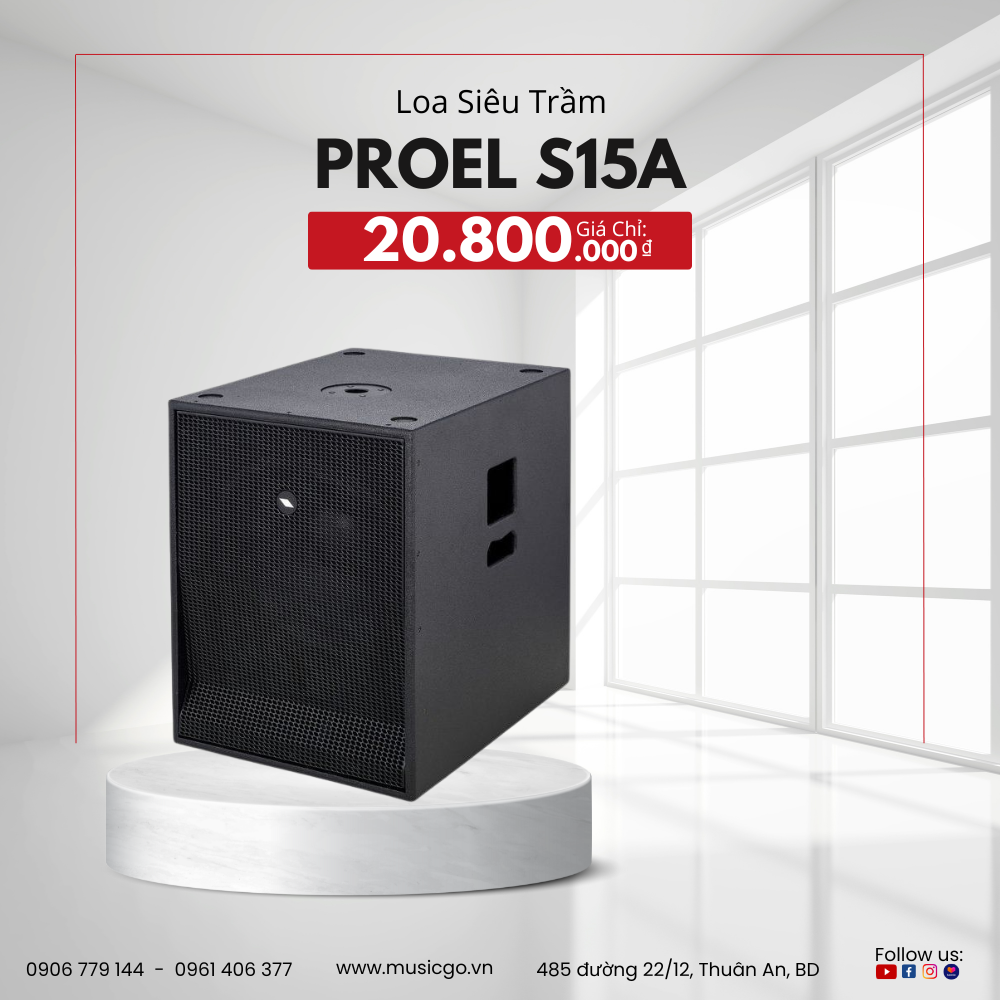 Loa Siêu Trầm PROEL S15A