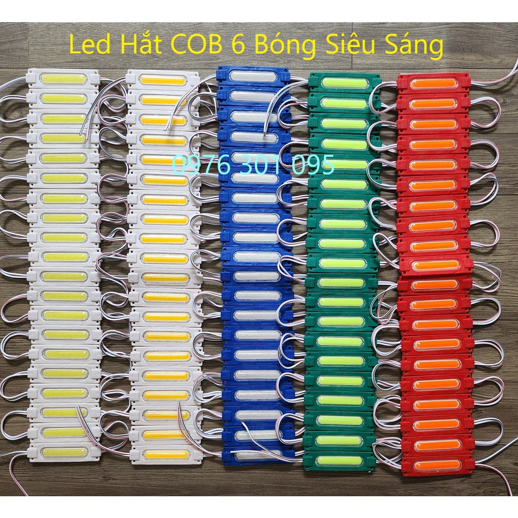 [MODULE 6 Bóng] Led Hắt Bảng Hiệu Siêu Sáng - vỉ 20 thanh