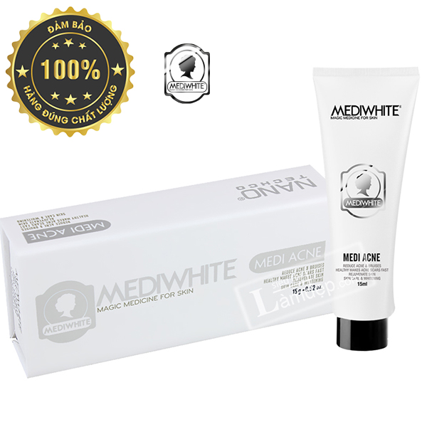 Kem Giảm Mụn Ngăn Ngừa Vết Thâm Medi White Medi Acne 15ml