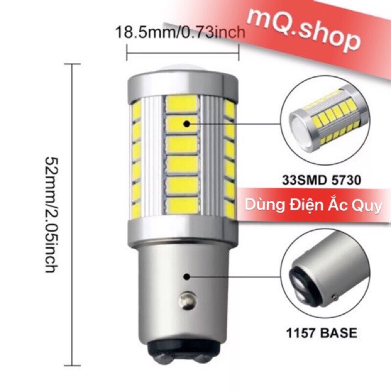 Đèn Hậu Led Nháy Xe Máy