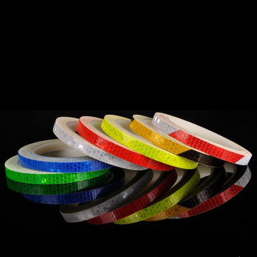 [HCM]Băng keo dạ quang dán phản quang cho xe máy 8mx1cm