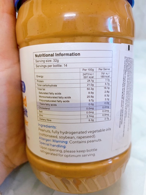 BƠ ĐẬU PHỘNG KHÔNG ĐƯỜNG YOGOOD( eat clean, keto, diet, tiểu đường, gymer ) .