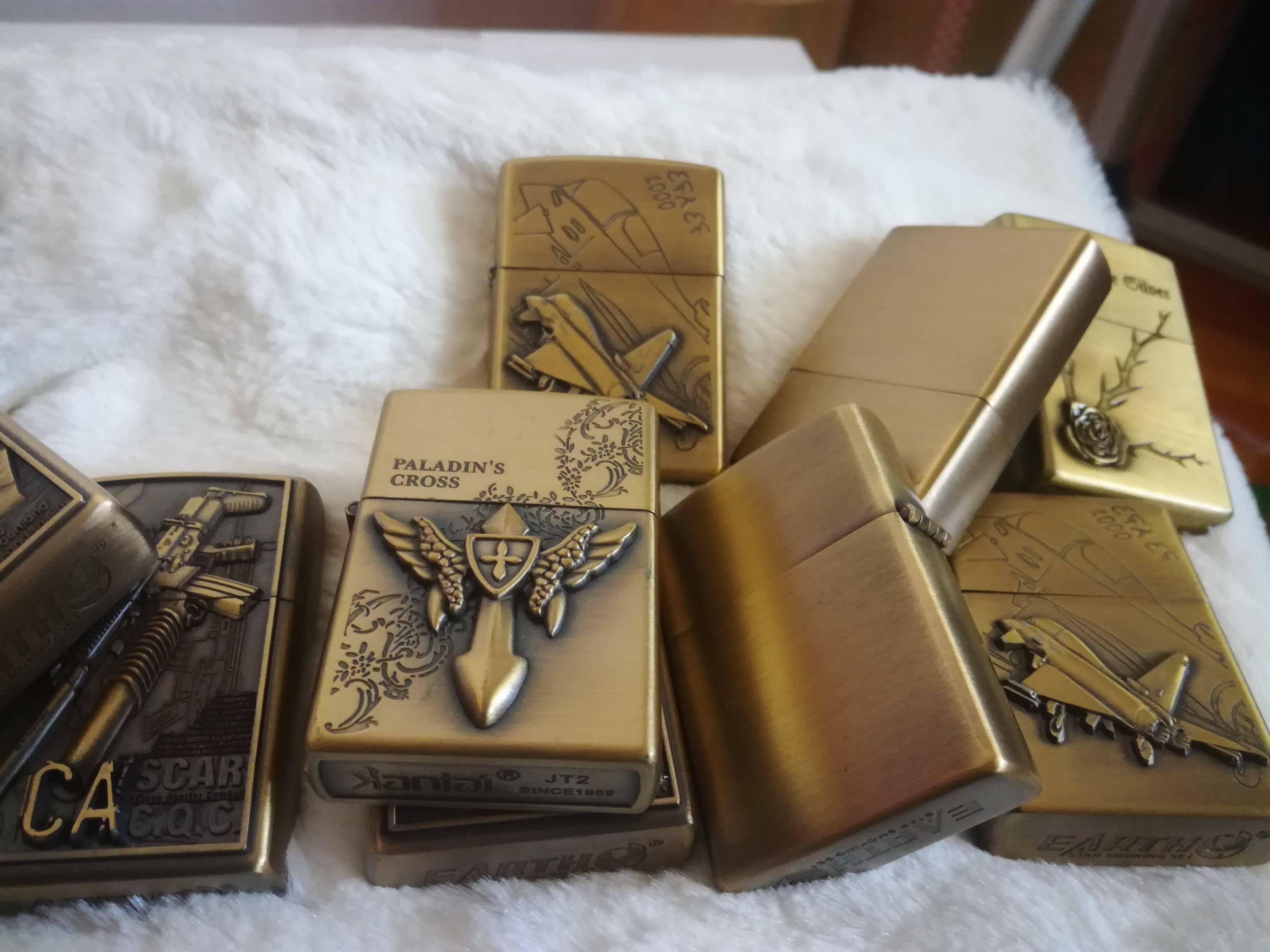 Bật lửa Zippo 3D cao cấp + Tặng đá và bấc (hinh ngẫu nhiên)