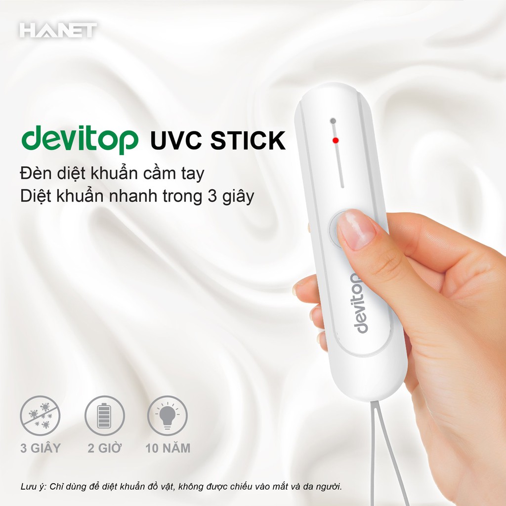[HCM]Đèn diệt khuẩn khử trùng HANET Devitop UVC Stick