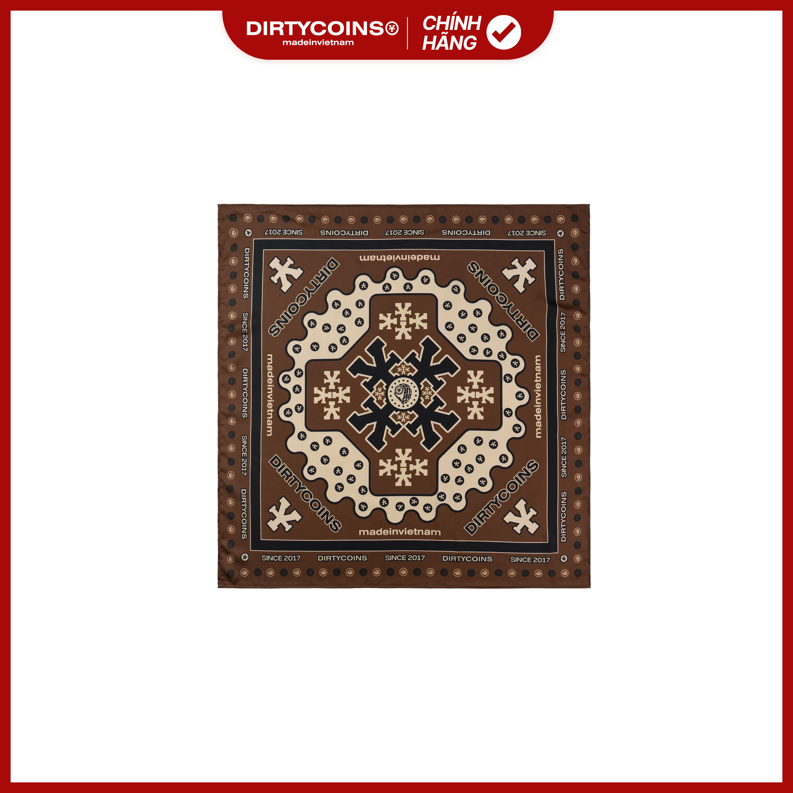 [DCxRS] Khăn Bandana DirtyCoins Brown