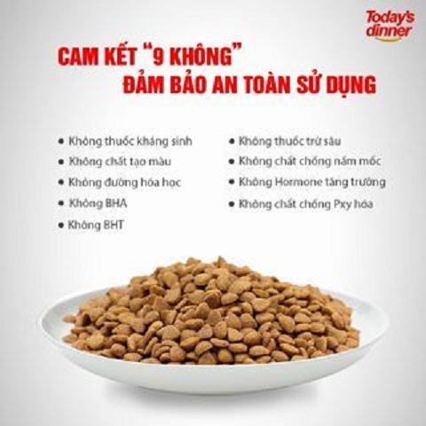 [HỎA TỐC] (5kg) Today's Dinner - Thức ăn hạt cho mèo mọi lứa tuổi nhập khảu Hàn Quốc