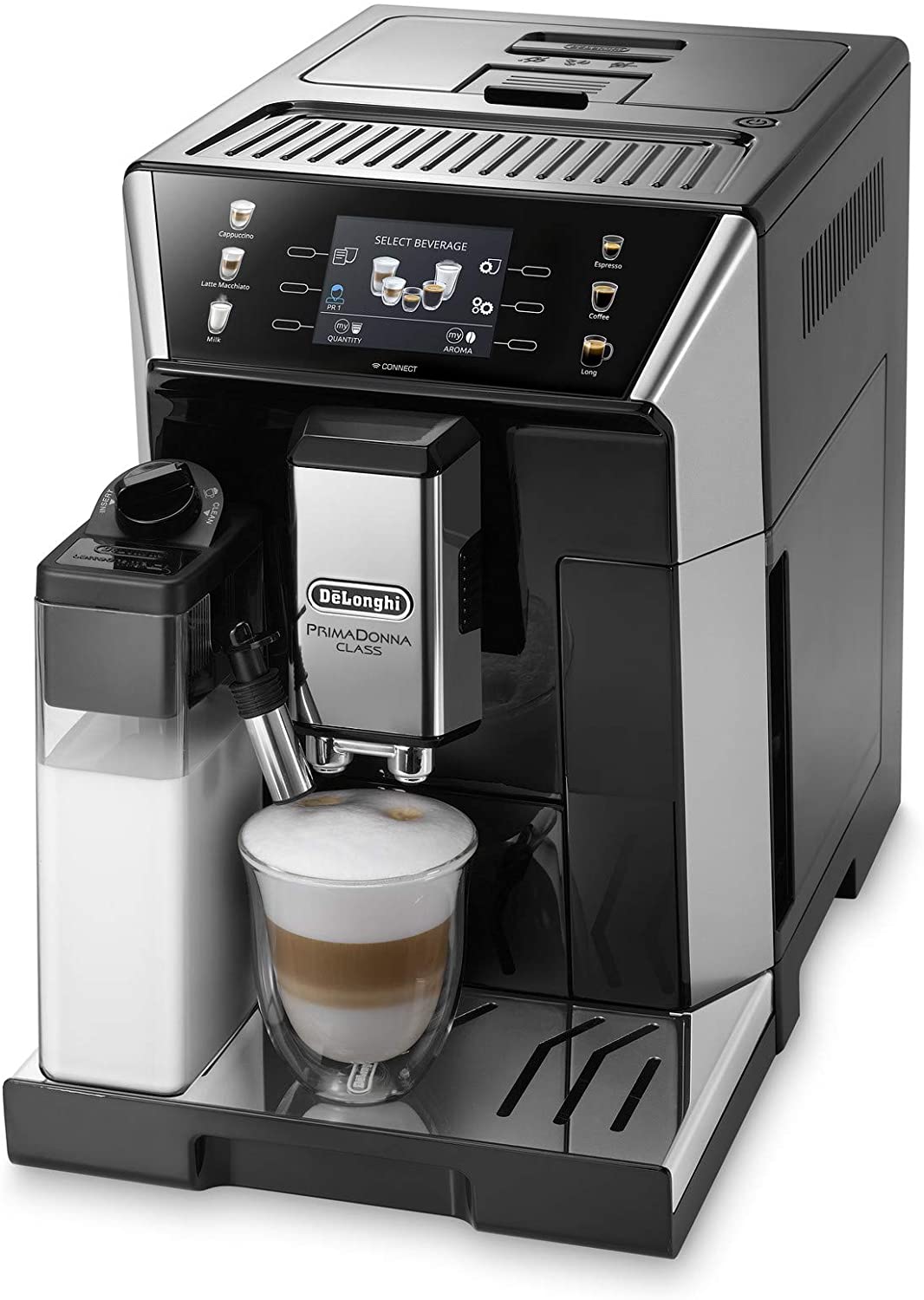 ‎MÁY PHA CÀ PHÊ TỰ ĐỘNG DELONGHI PRIMADONNA CLASS ECAM550.65.SB (Made in Italy)