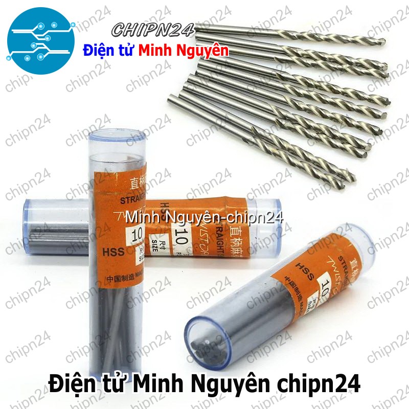 [5 cây] (K41) Mũi khoan (Mạch in, PCB 2.0mm/2.1mm/2.2mm/2.3mm/2.4mm/2.5mm/2.6mm/2.7mm/2.8mm/2.9mm) - [Chọn Loại] - HHH.00211