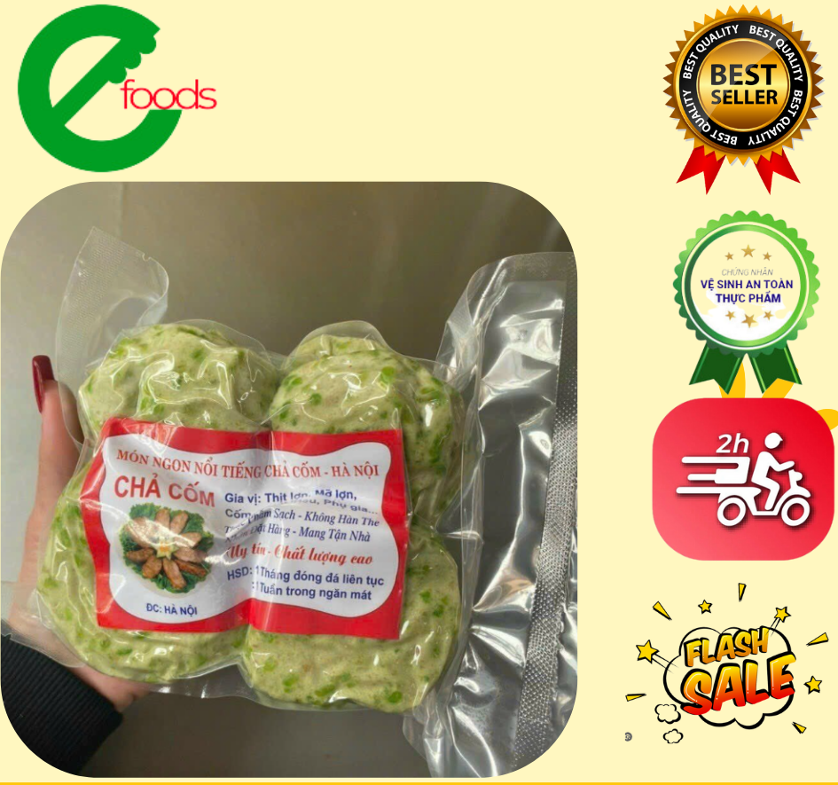 Chả Cốm Hà Nội 500G Siêu Ngon (Chọn Giao Hàng 2h giúp shop nha)
