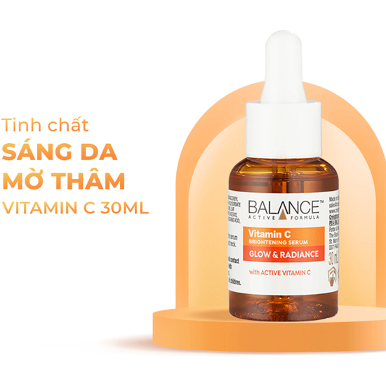 Serum Trắng Da, Mờ Thâm Balance Active Formula Vitamin C Brightening 30ml