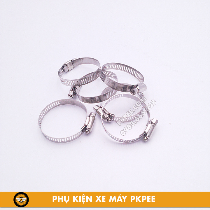 Cổ Dê, Đai Xiết, Quai Nhê Inox 27mm - 51mm