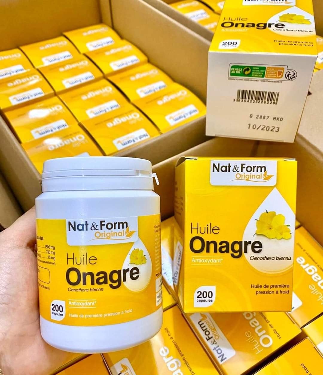 Tinh dầu hoa anh thảo Nat & Form hàng nội địa Pháp