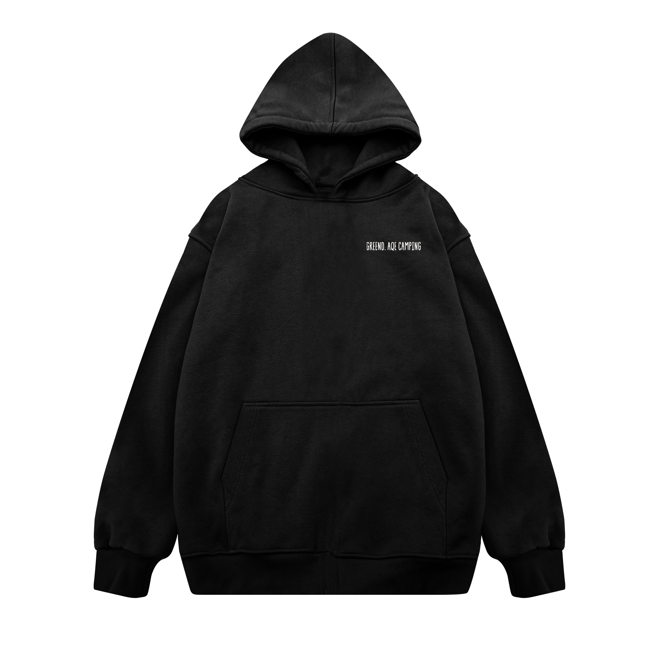 Áo Hoodie Unisex Icon Camp Nỉ Bông Greend Basic Design 2021 HD02