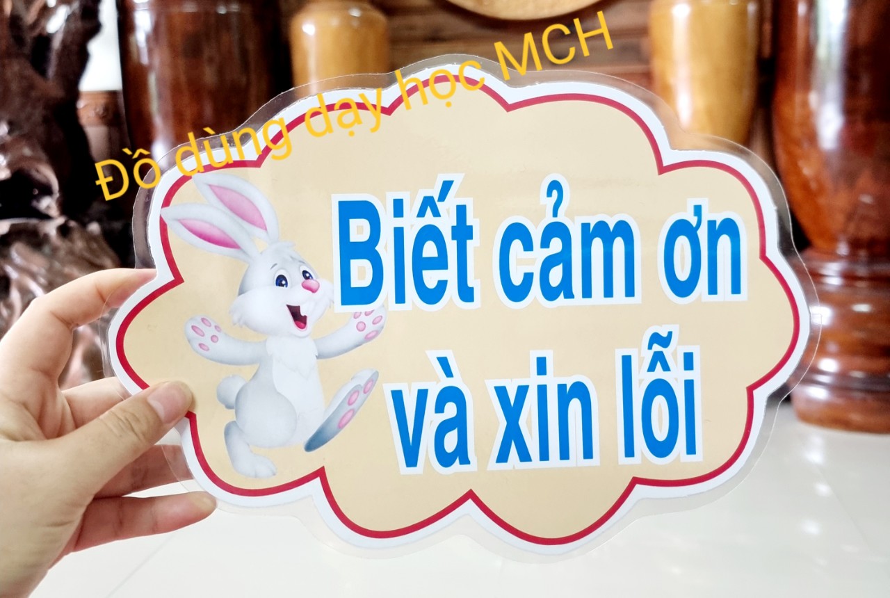 (Đồ dùng dạy học MCH) Sét Rời Lớp học hạnh phúc Mẫu Nhà .