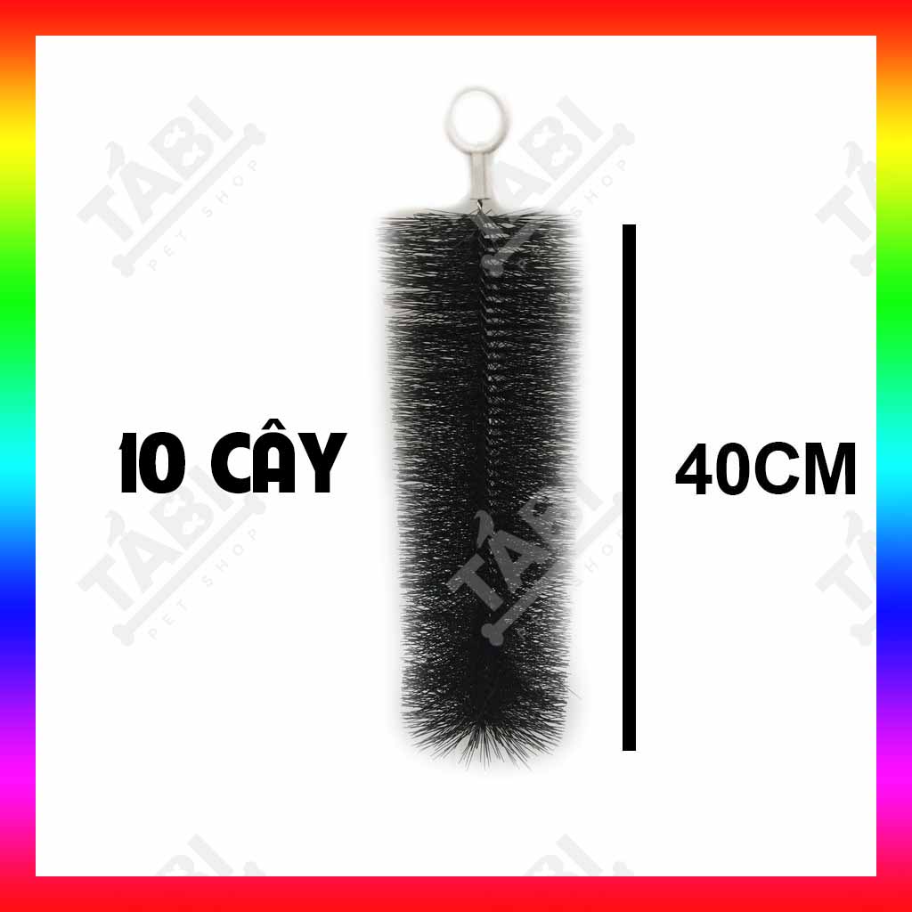 COMBO 10 Cây Chổi Lọc 40cm Hồ Cá - Vật Liệu Lọc Hồ Cá Koi Giúp Ngăn Lắng Chất Bẩn
