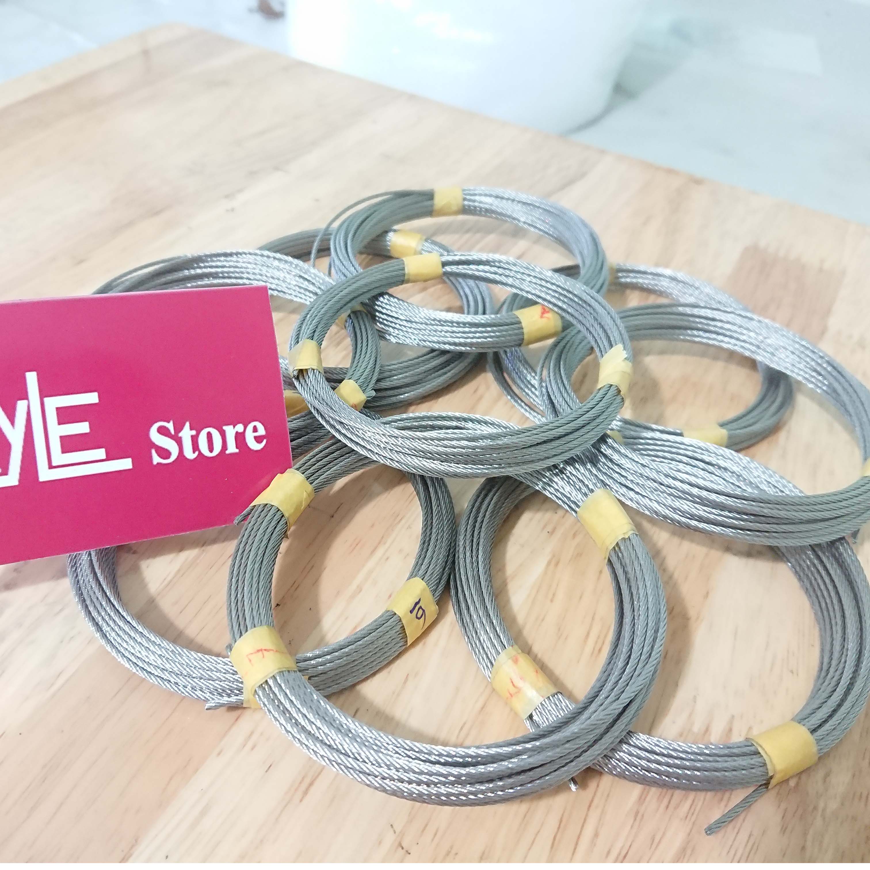 Dây cáp lụa inox 304 cho dàn phơi thông minh