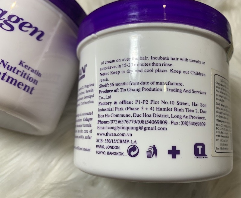 [HCM]Hấp Dầu Collagen Tiwan Siêu Bóng Mượt 500ml