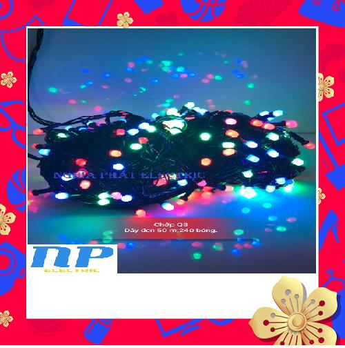 [GIÁ HỦY DIỆT] DÂY ĐÈN LED Q8 HẠT LED LỚN 45 MÉT