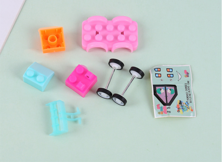 Lego xe mini cho bé, xe lắp ráp mini cho bé tập chơi
