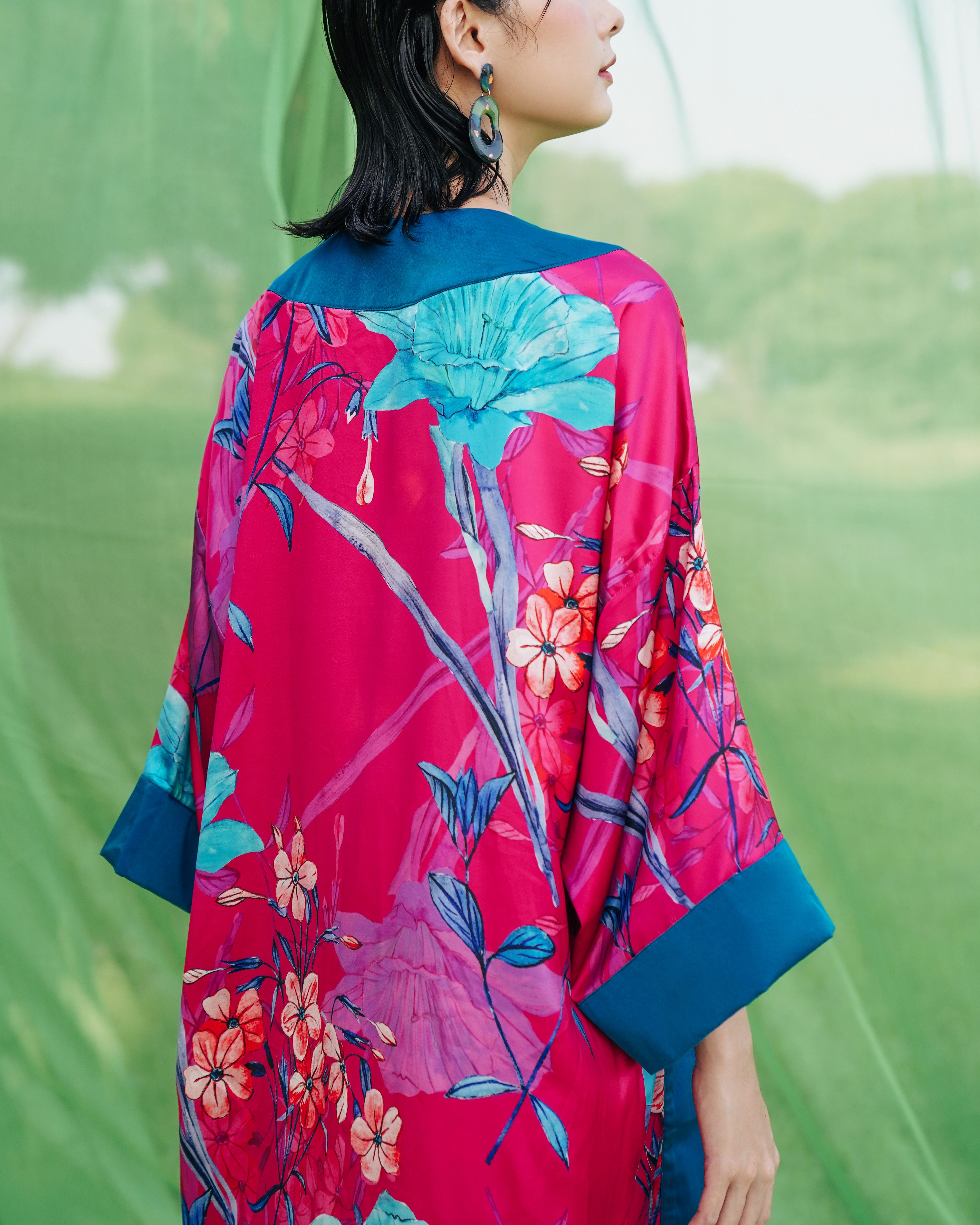Xéo Xọ - Áo lụa Doris Kimono