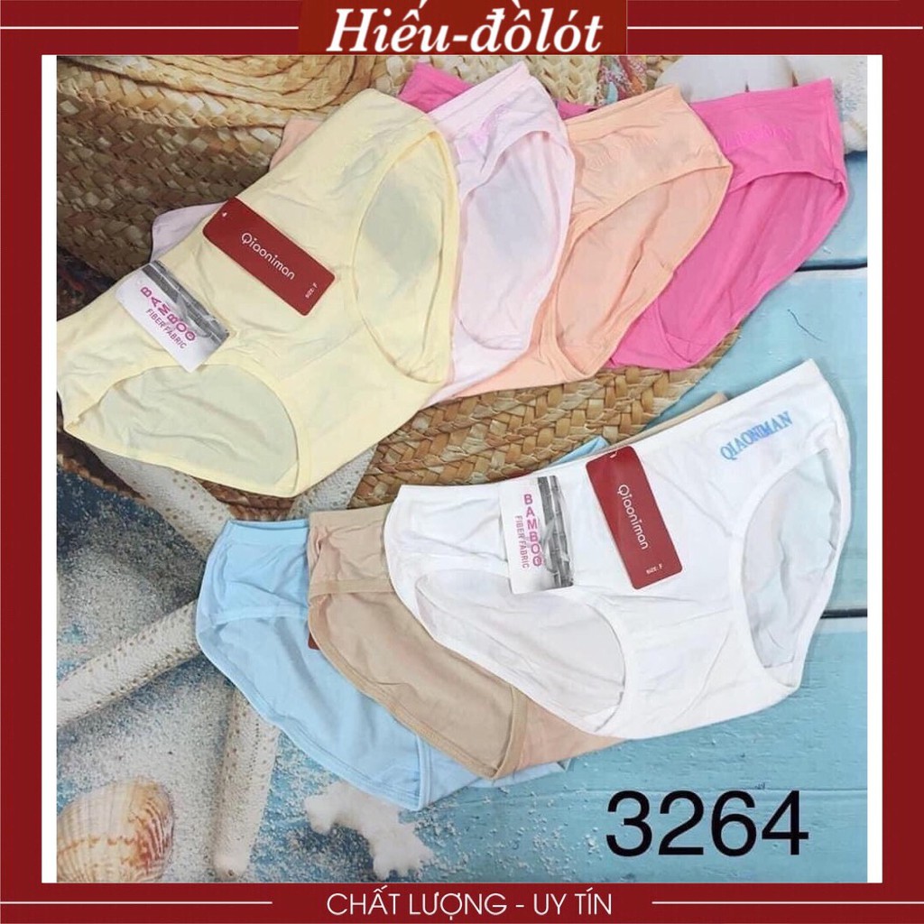 Combo 10 Quần Lót Cotton Co Dãn 4 Chiều Bamboo Qiaoniman