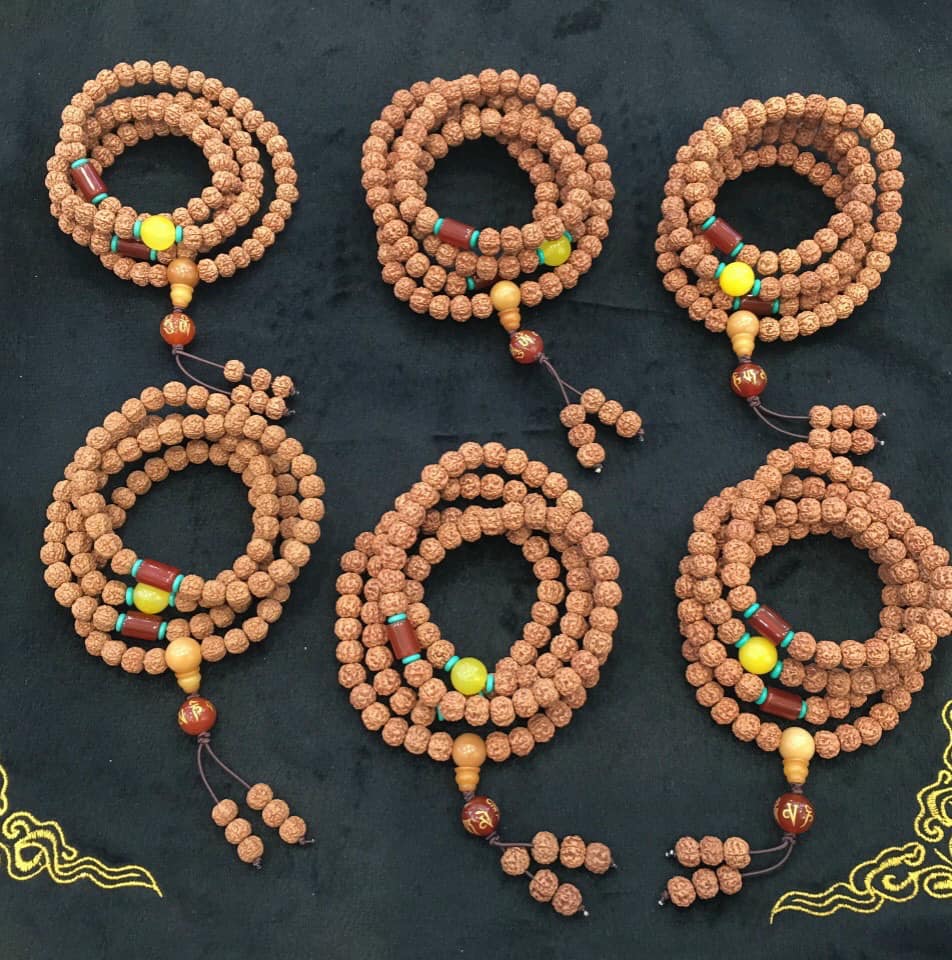 chuỗi 108 hạt kim cang mix