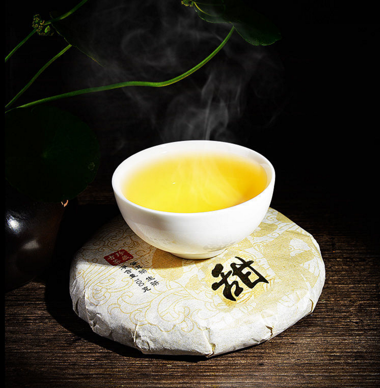 [HCM]Bánh trà phổ nhĩ băng đảo (trà sống) 100gr