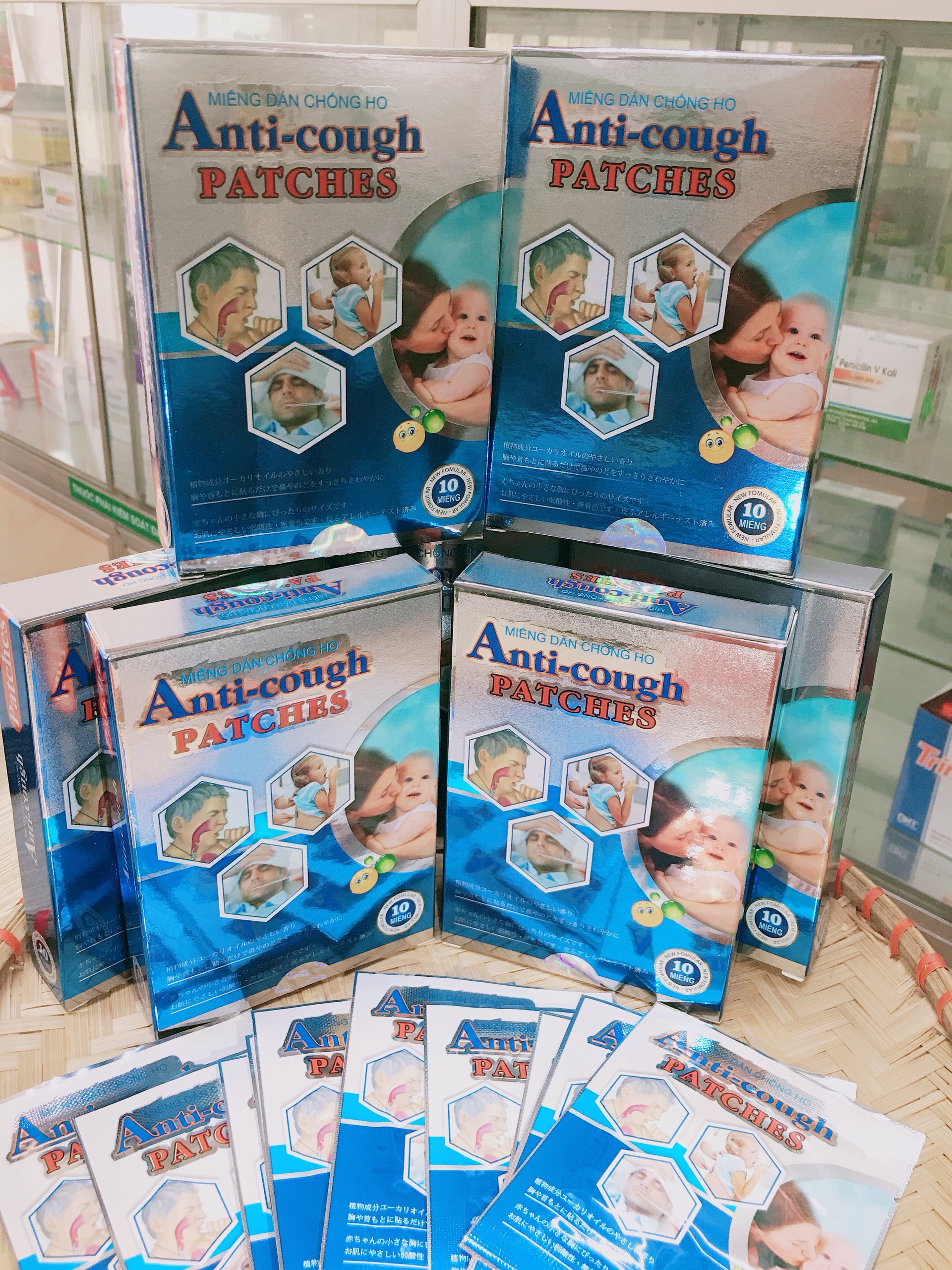 Miếng dán chống ho - ANTI COUGH - 2 miếng