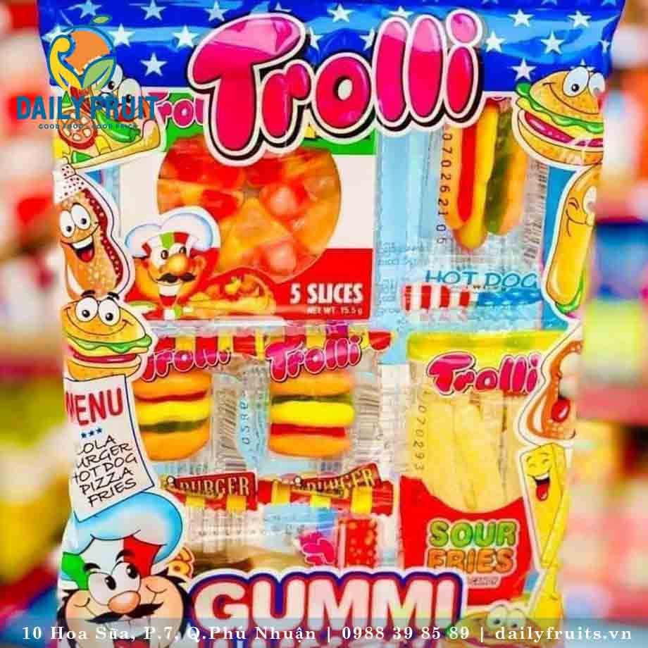 KẸO DẺO TROLLI GUMMI LUNCH 77GR