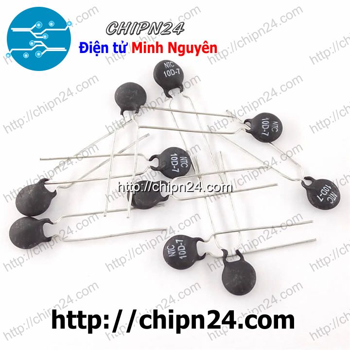 [3 con] (KG1) Điện Trở Nhiệt NTC 10D-7