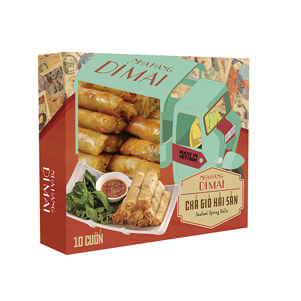[Dì Mai] Chả Giò Hải Sản - 10 cuốn (400gr)