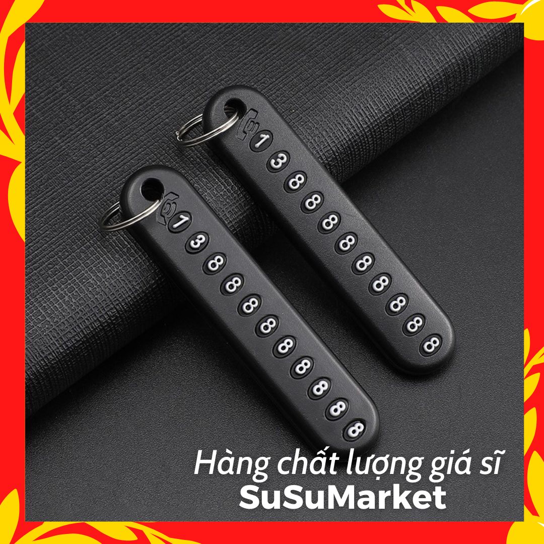 BỘ MÓC KHOÁ DÂY DA KÈM SỐ ĐIỆN THOẠI [CHỐNG THẤT LẠC]