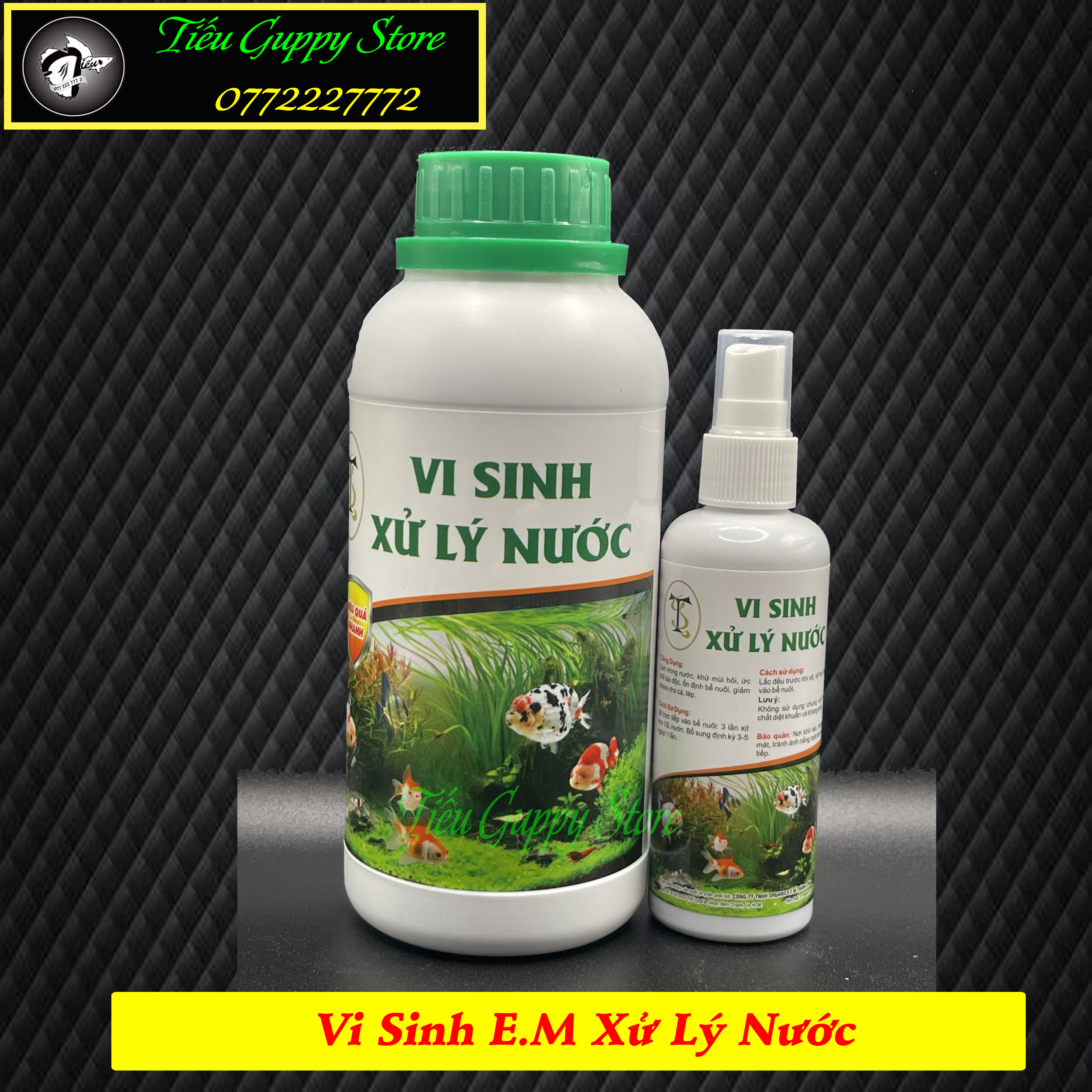 Vi sinh xử lý nước organics e.m - làm trong nước, ổn định môi trường cho cá